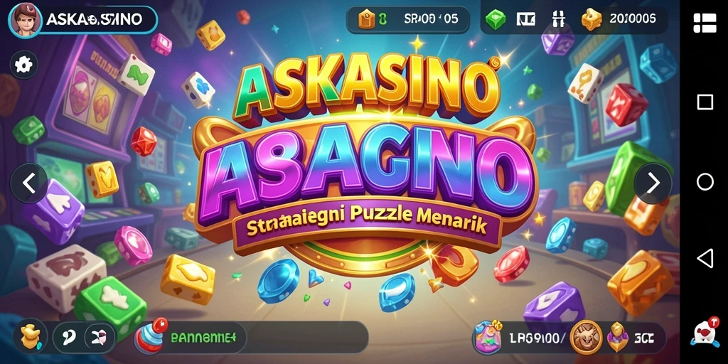 Screenshot ASKASINO menampilkan gameplay Puzzle yang seru dan menantang.