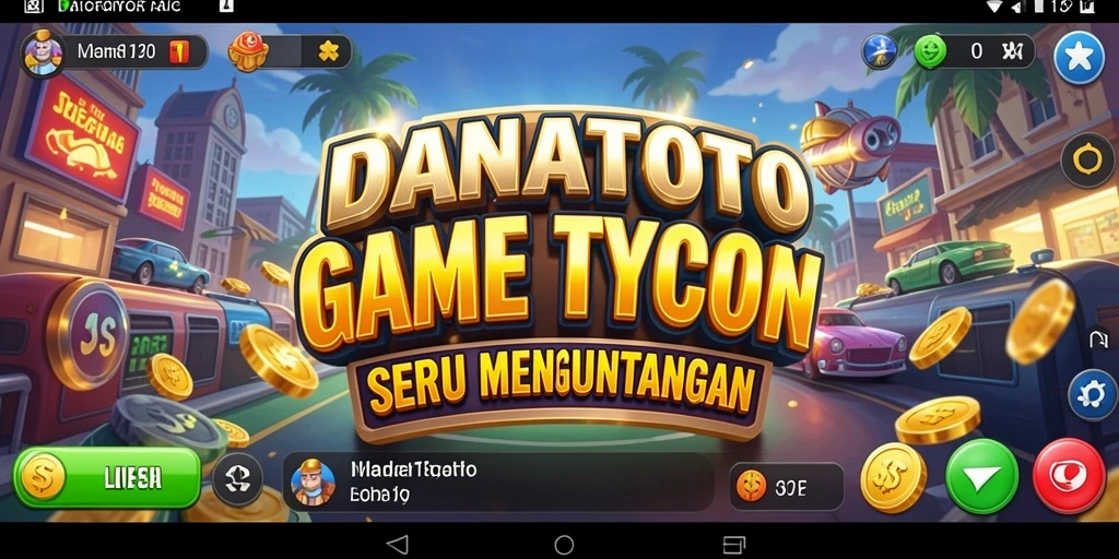 Tangkapan layar menunjukkan gameplay mendebarkan dari DANATOTO.