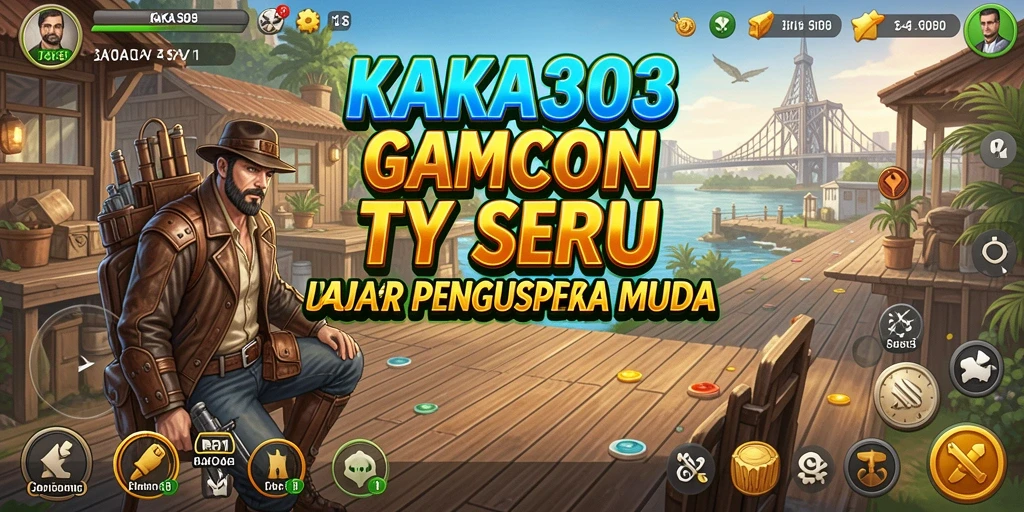 Tampilan gameplay KAKA303 yang menampilkan kesenangan dalam membangun bisnis.