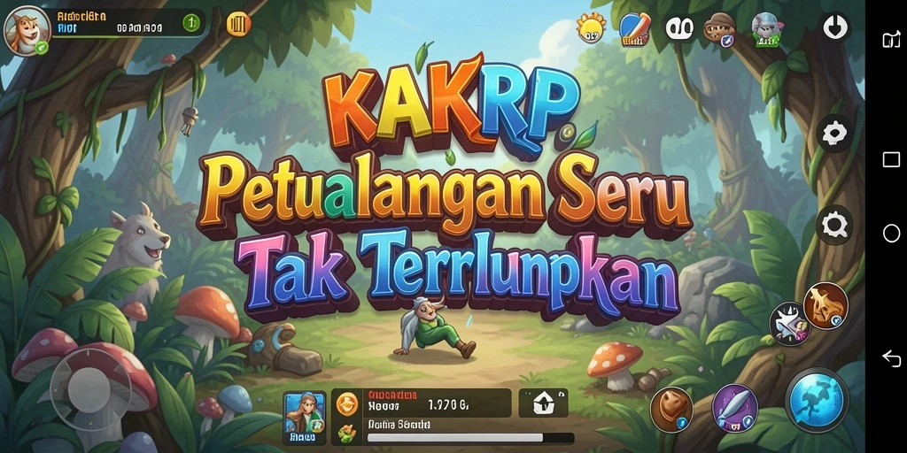 Tampilan menarik dari gameplay petualangan KAKRP.