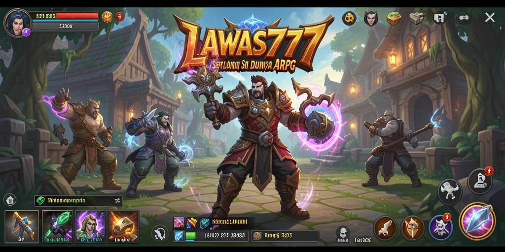 Tampilan gameplay epic di LAWAS777 menampilkan aksi ARPG yang seru.