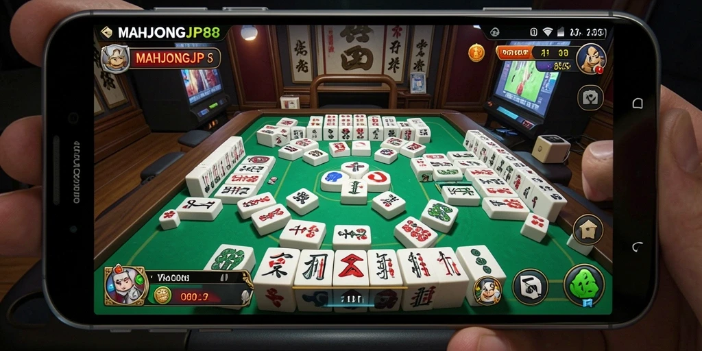 Tampilan gameplay MAHJONGJP88 yang menarik dan penuh warna.