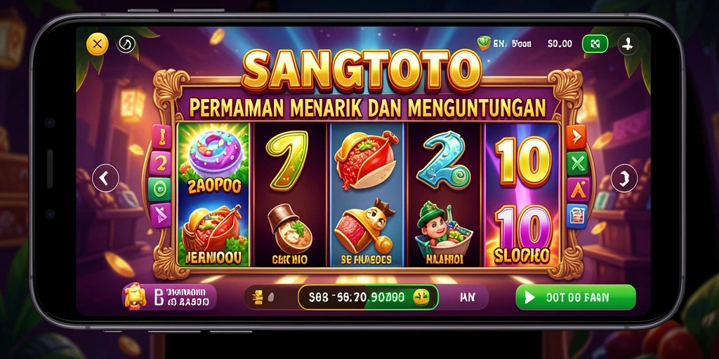 Screenshot gameplay SANGTOTO yang menunjukkan keseruan bermain slot.