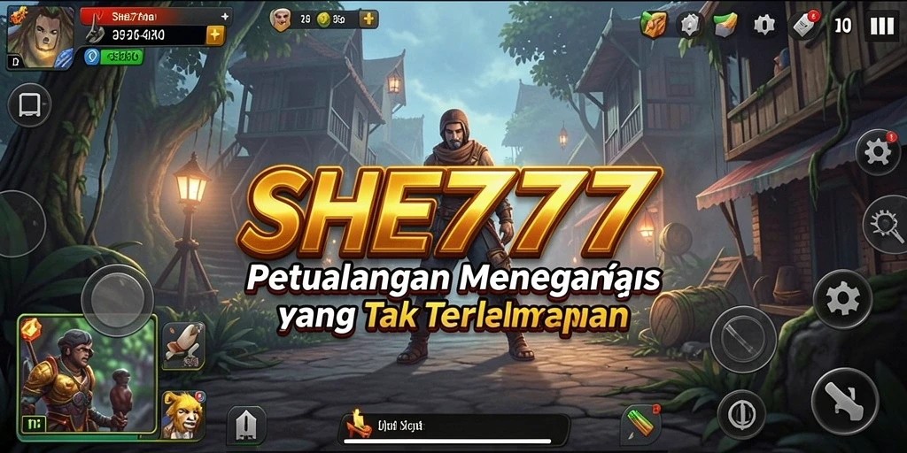 Screenshot gameplay SHE777 yang menunjukkan aksi petualangan menarik.